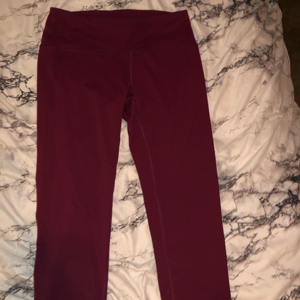 Maroon Leggings